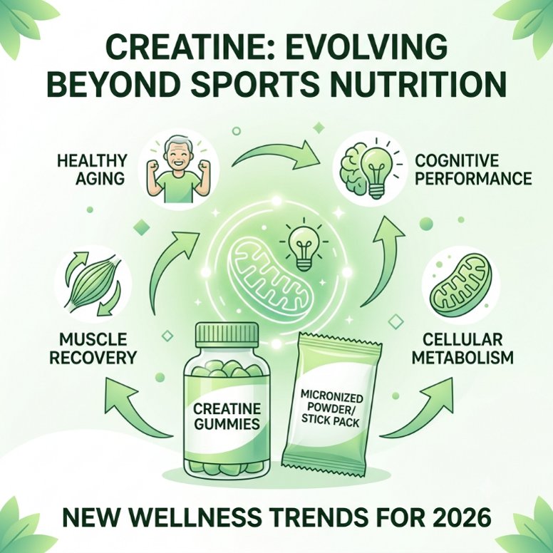 Creatine Gummies, Micronized Creatine & Healthy Aging Trends: What Supplement Brands Need to Know